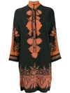 ETRO PRINTED SILK MIDI DRESS