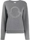 MONCLER BEADED LOGO SWEATSHIRT