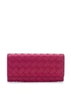 BOTTEGA VENETA INTRECCIATO WEAVE FOLDOVER WALLET