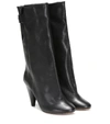 ISABEL MARANT LAKFEE LEATHER ANKLE BOOTS,P00409076
