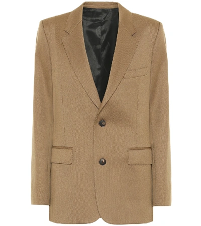 Ami Alexandre Mattiussi Wool Blazer In Brown