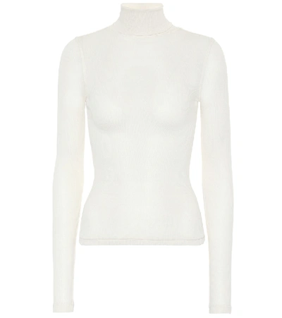 Ami Alexandre Mattiussi Cotton Turtleneck Sweater In White