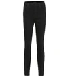 J Brand Leenah Super High-rise Skinny Jeans In Black
