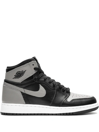 Jordan Kids' Air  1 Retro High Og ''shadow'' Sneakers In Black