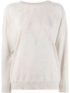 BRUNELLO CUCINELLI EMBELLISHED JUMPER