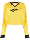 REEBOK CROPPED LOGO TOP