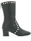 LAURENCE DACADE STUDDED MID-CALF BOOTS