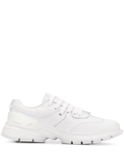 Neil Barrett Bolt Low Top Trainers In White