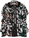 ADEAM OVERSIZED PRINTED BLOUSE