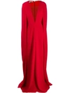 STELLA MCCARTNEY CAPE-STYLE EVENING GOWN