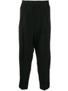 ANN DEMEULEMEESTER TAPERED TROUSERS