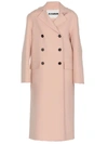 JIL SANDER CASHMERE DOUBLE BREASTED COAT,11065529