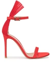 Gianvito Rossi Pleat Detail Sandals In Red