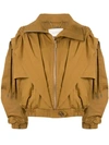 ZIMMERMANN RUCHED BOMBER JACKET