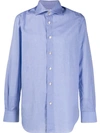 KITON MICRO-CHECK SHIRT