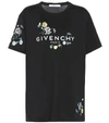 GIVENCHY EMBROIDERED COTTON T-SHIRT,P00406135