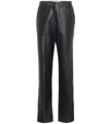 LOEWE Straight leather trousers,P00406724