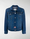 KENZO EMBROIDERED DENIM JACKET,F962BL2226EC14421598