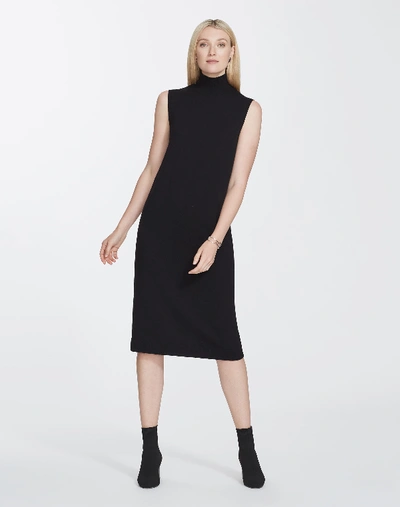 Lafayette 148 Cashmerino Shift Jumperdress In Black