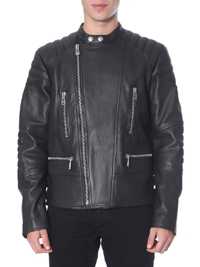 Belstaff Sidney Leather Jacket In Black