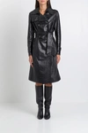 ARMA NANA COCCO PRITED LEATHER TRENCH,11066661