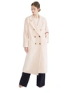 Max Mara Madame Double-breasted Wool And Cashmere-blend Coat In Pink