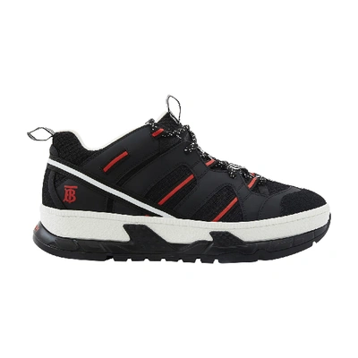 Burberry Low-top Trainers In Black /red