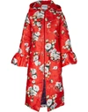 THEBE MAGUGU FLORAL WINTER COAT,THMM7428RED