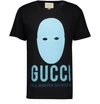 Gucci Manifesto Mask T-shirt In Black
