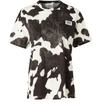 Burberry Carrick Short-sleeved T-shirt In Black Ip Pattern