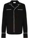 RHUDE EMBROIDERED PYJAMA-STYLE SHIRT