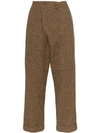 R13 CROSSOVER CHECK PATTERN TROUSERS