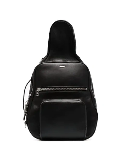 Amiri Black Leather Guitar Backpack | ModeSens