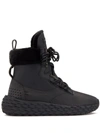 Giuseppe Zanotti Urchin High-top Sneakers In Black