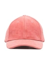 NICK FOUQUET BRUSHED SUEDE BASEBALL CAP