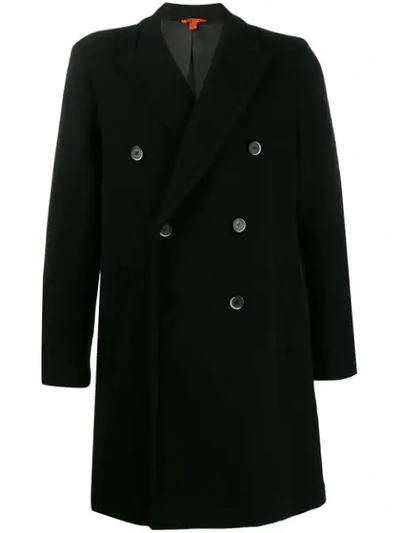 Barena Venezia Double Buttoned Coat In Black