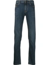CANALI FADED STRAIGHT-LEG JEANS