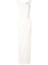 ROLAND MOURET DEAUVILLE OFF-THE-SHOULDER GOWN GOWN