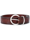 ANDERSON'S FLORAL TEXTURED BELT