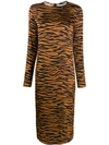 ANDAMANE ZEBRA PRINT DRESS