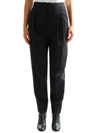 SAINT LAURENT TROUSERS WITH SATIN BANDS,11067285