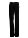7 For All Mankind Illusion Bootcut Cropped Jeans In Black