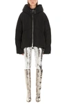 Nicole Benisti Oversized A-line Down-jacket In Black