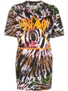 Dsquared2 Oversized Tie-dye T-shirt In Black