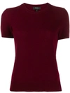 THEORY SHORT-SLEEVED CASHMERE TOP