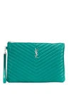 SAINT LAURENT JOLIE MONOGRAM CLUTCH BAG