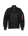 Alpha Industries Jackets In Black