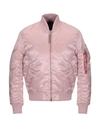 Alpha Industries Bomber In Pastel Pink