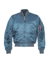 Alpha Industries Bomber In Slate Blue