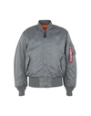 Alpha Industries Bomber In Grey